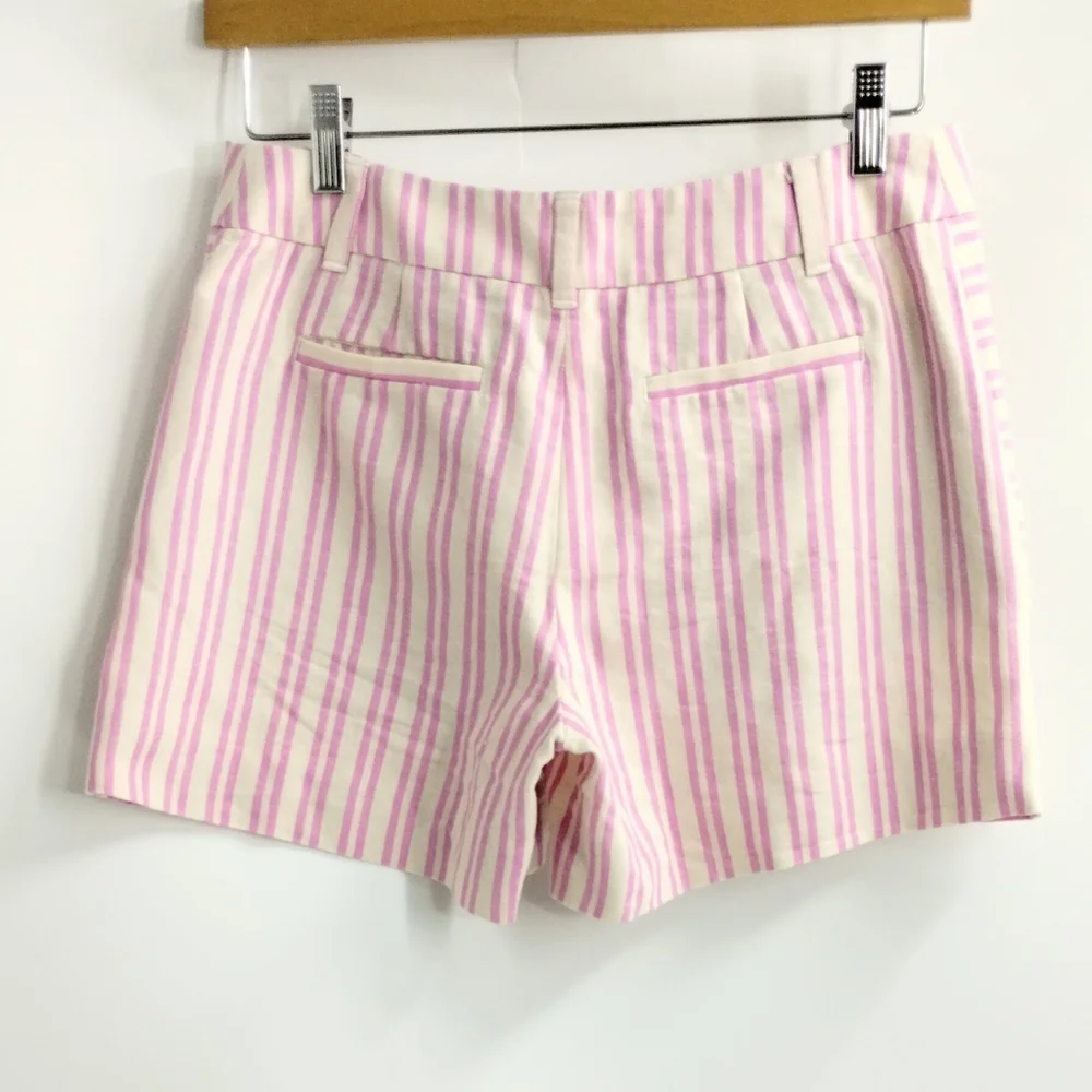 Anthropologie‎ Cartonnier Shorts Pink Scallop Sailor Button